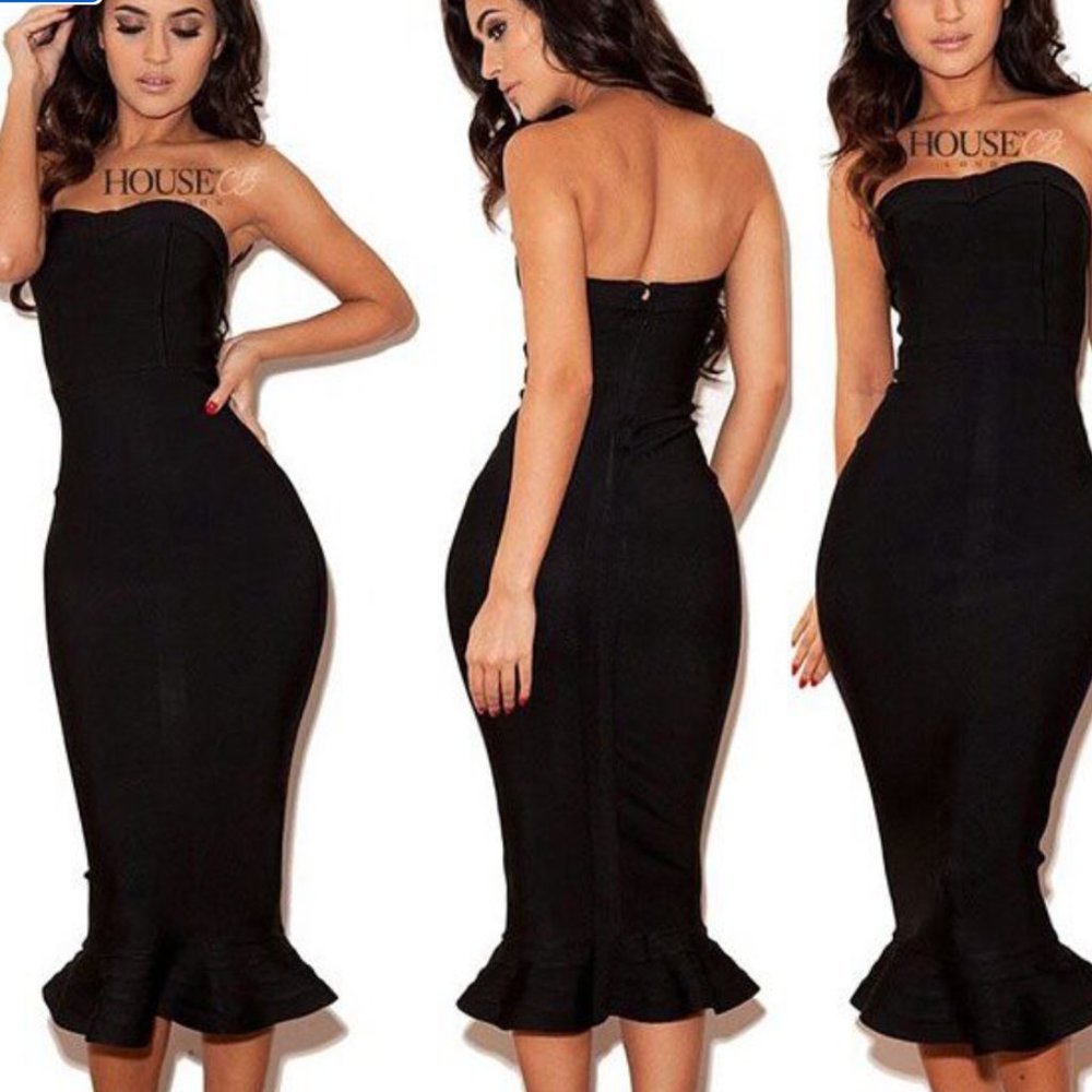 House Of CB Maxi Dress (Black)